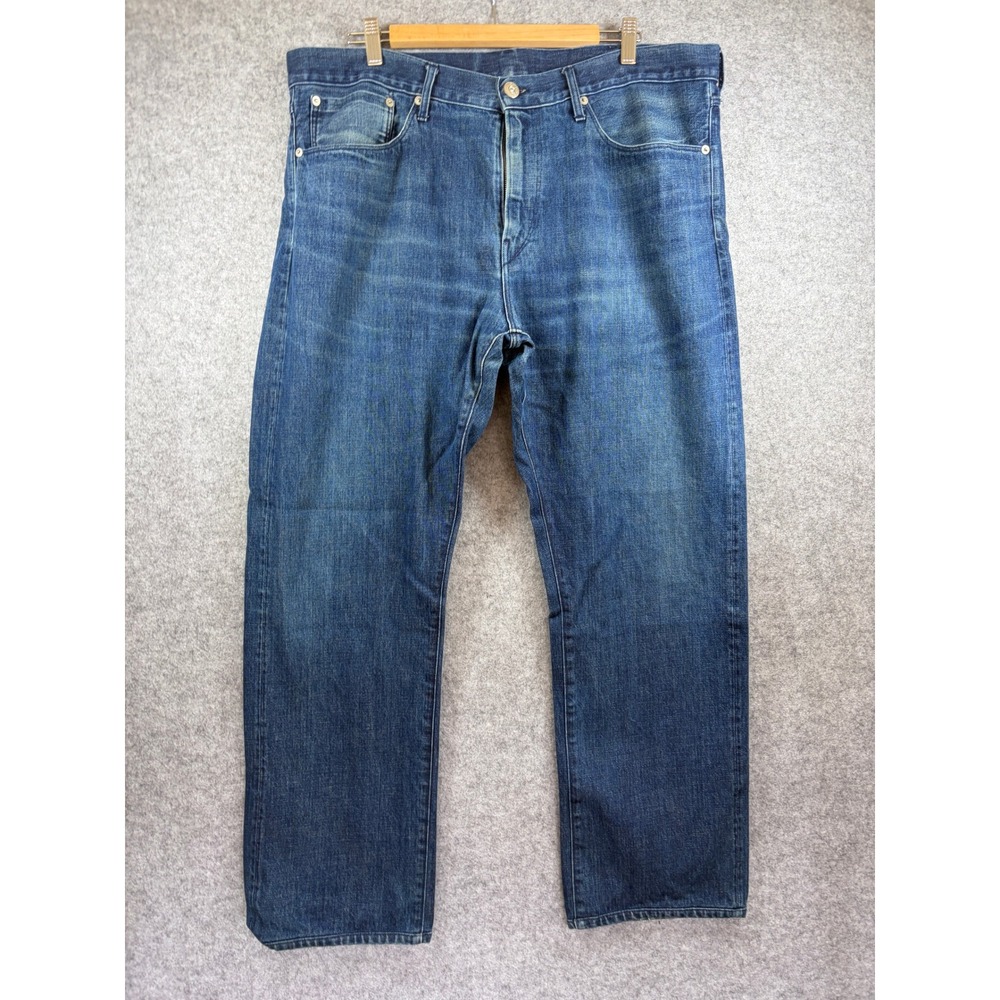 3x1 M5 Mens Selvedge Denim Jeans Size 38 Medium Wash Made in USA Slim Straight